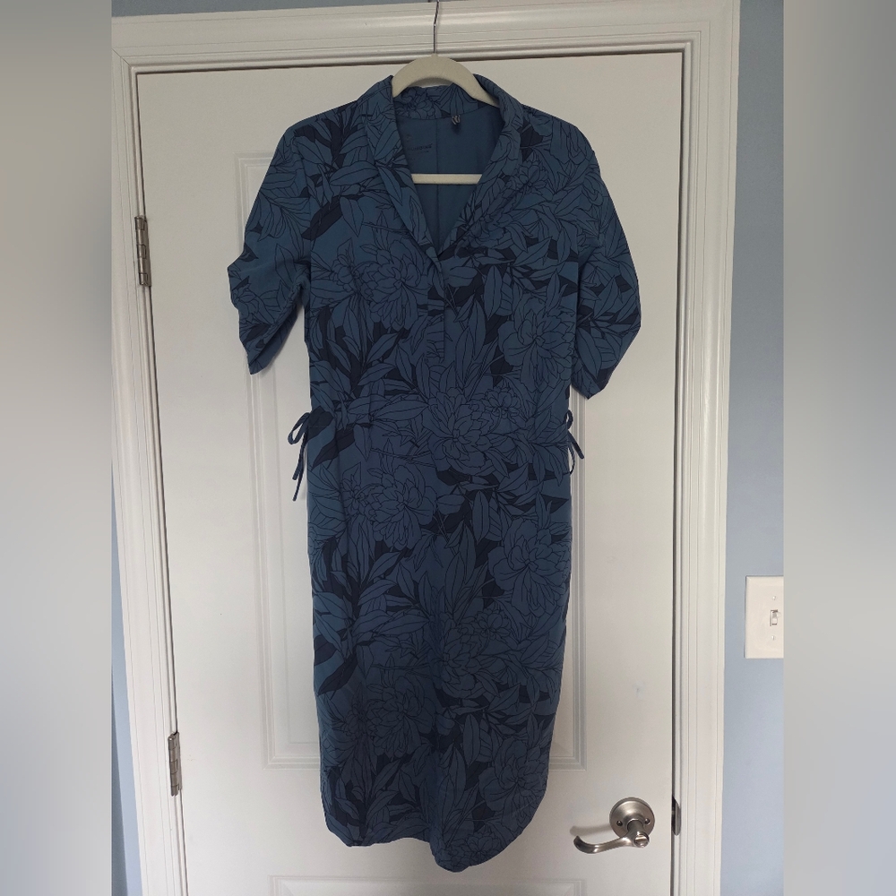 Royal Robbins Blue Floral Dress
